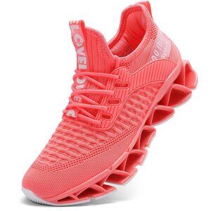 Women's Light Pink Running Walking Blade Sport  Tennis Athletic Sneakers Shoes